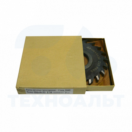 Фреза 3-х сторонняя пр/з d100х 5 Р6М5